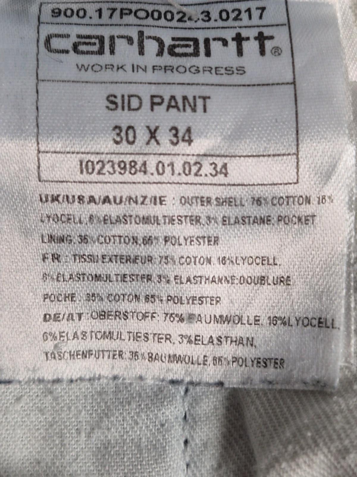 Carhartt WIP Sid Pant W30 L31