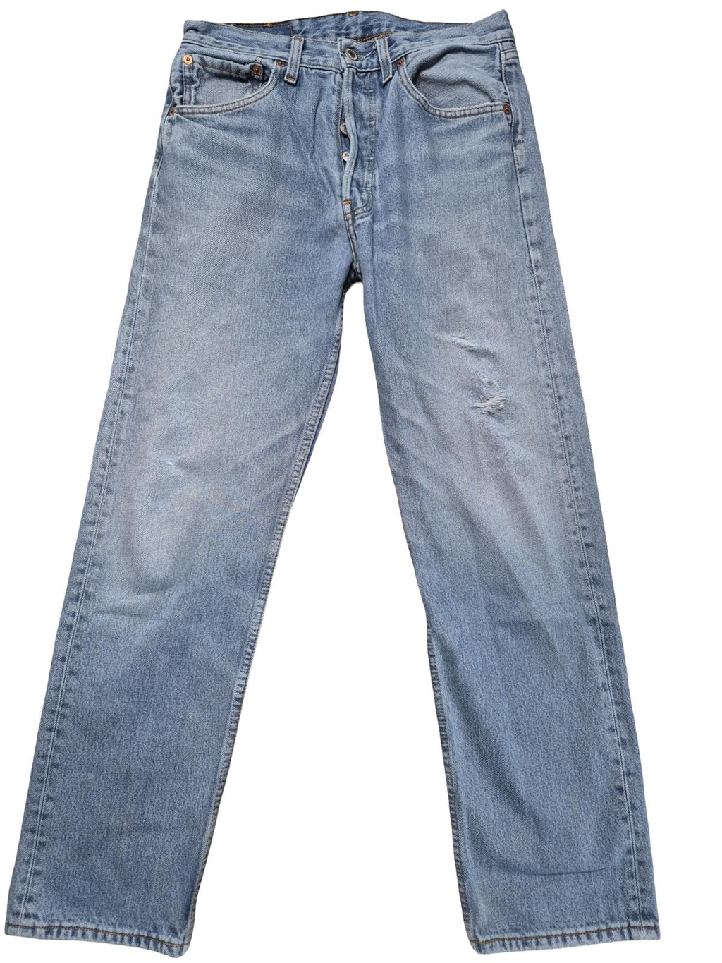 Levi 501"s, button fly, paper tab, W29