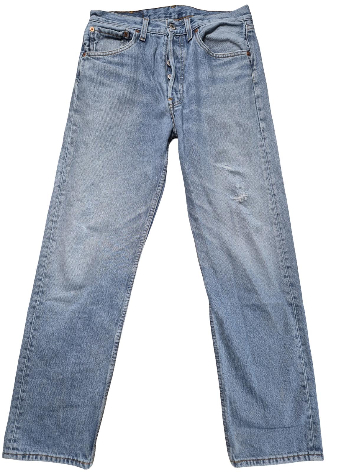Levi 501"s, button fly, paper tab, W29
