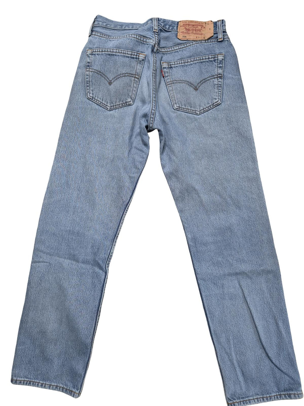 Levi 501"s, button fly, paper tab, W29