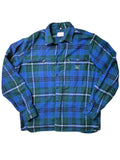 Vintage made in Italy wool mix check shirt L/XL