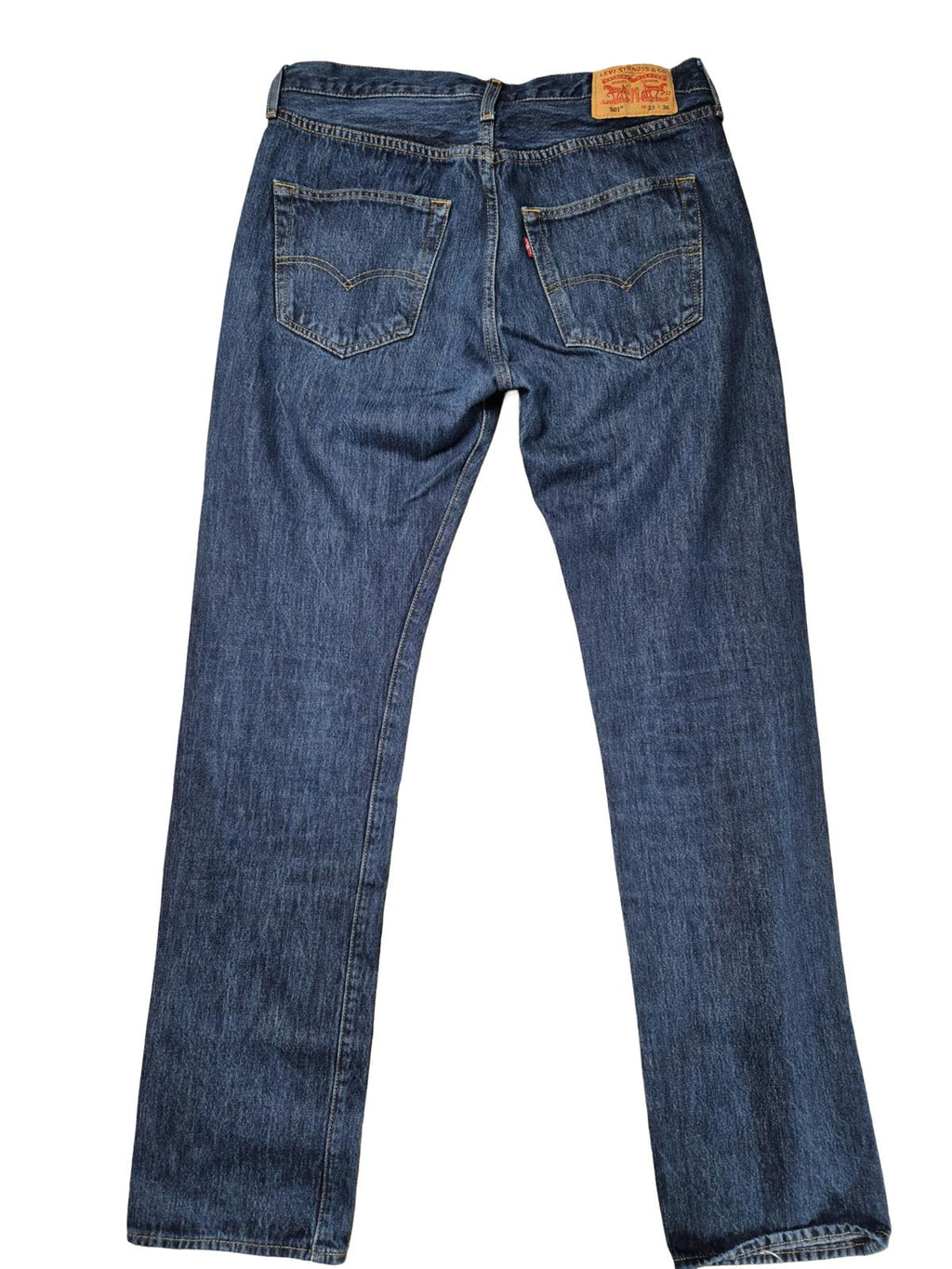 Levi 501"s, button fly, W33 L33 1/2"