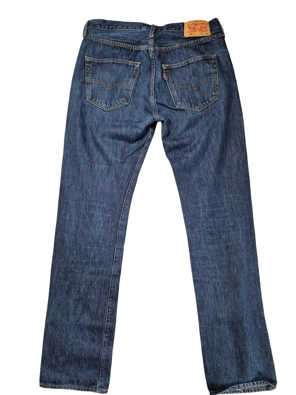 Levi 501"s, button fly, W33 L33 1/2"