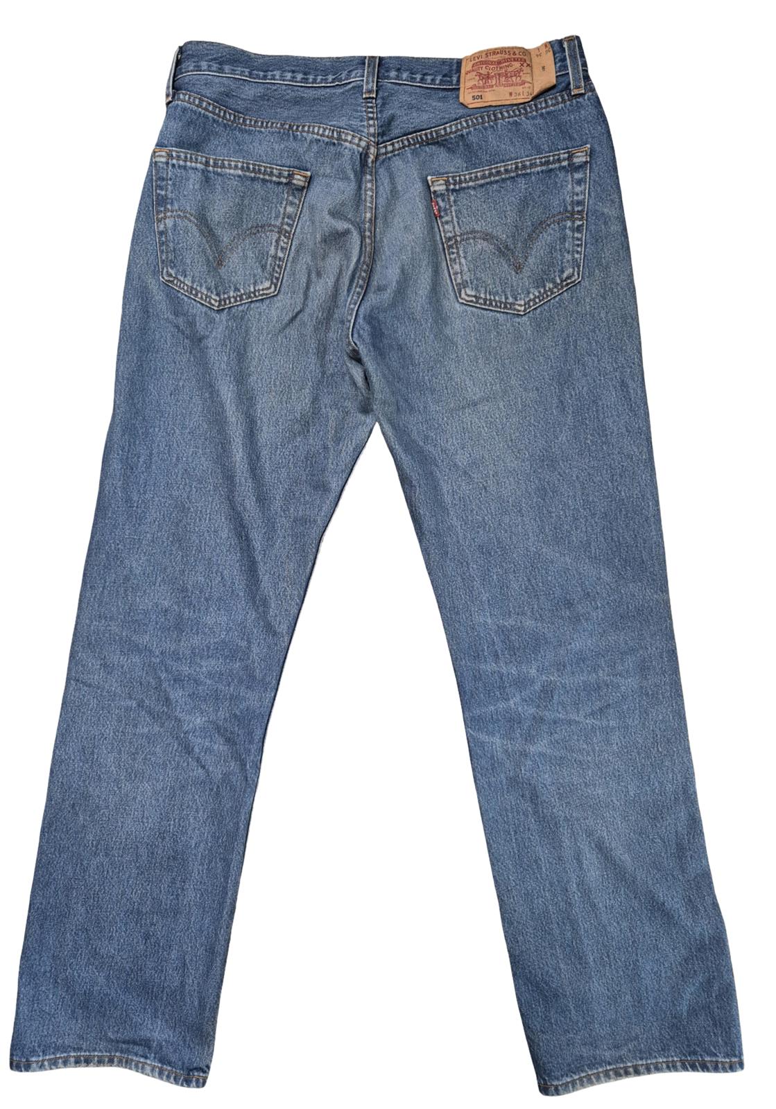 Levi 501"s, button fly, W35 L33