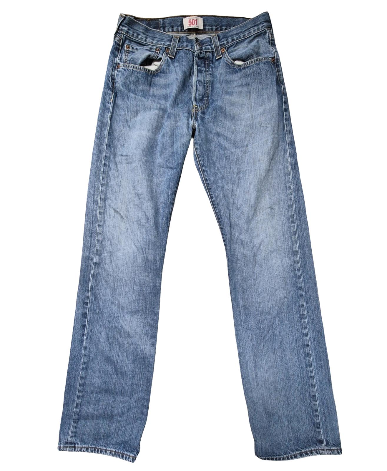 Levi 501"s, button fly, W30 L31 1/2"