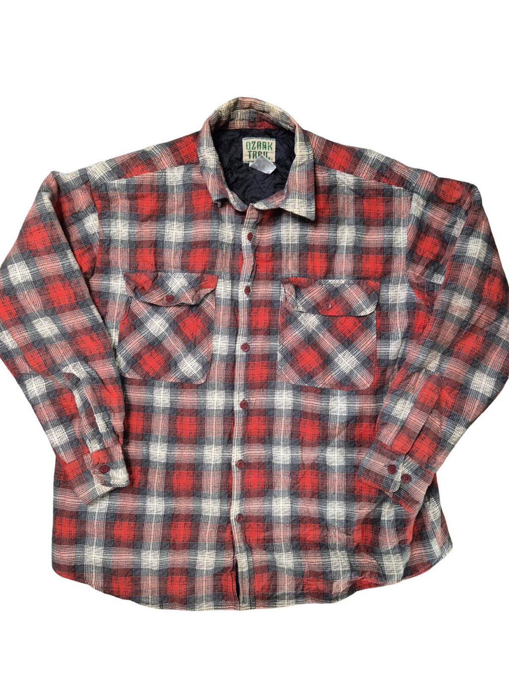 Vintage Padded Flannel check shirt 2XL