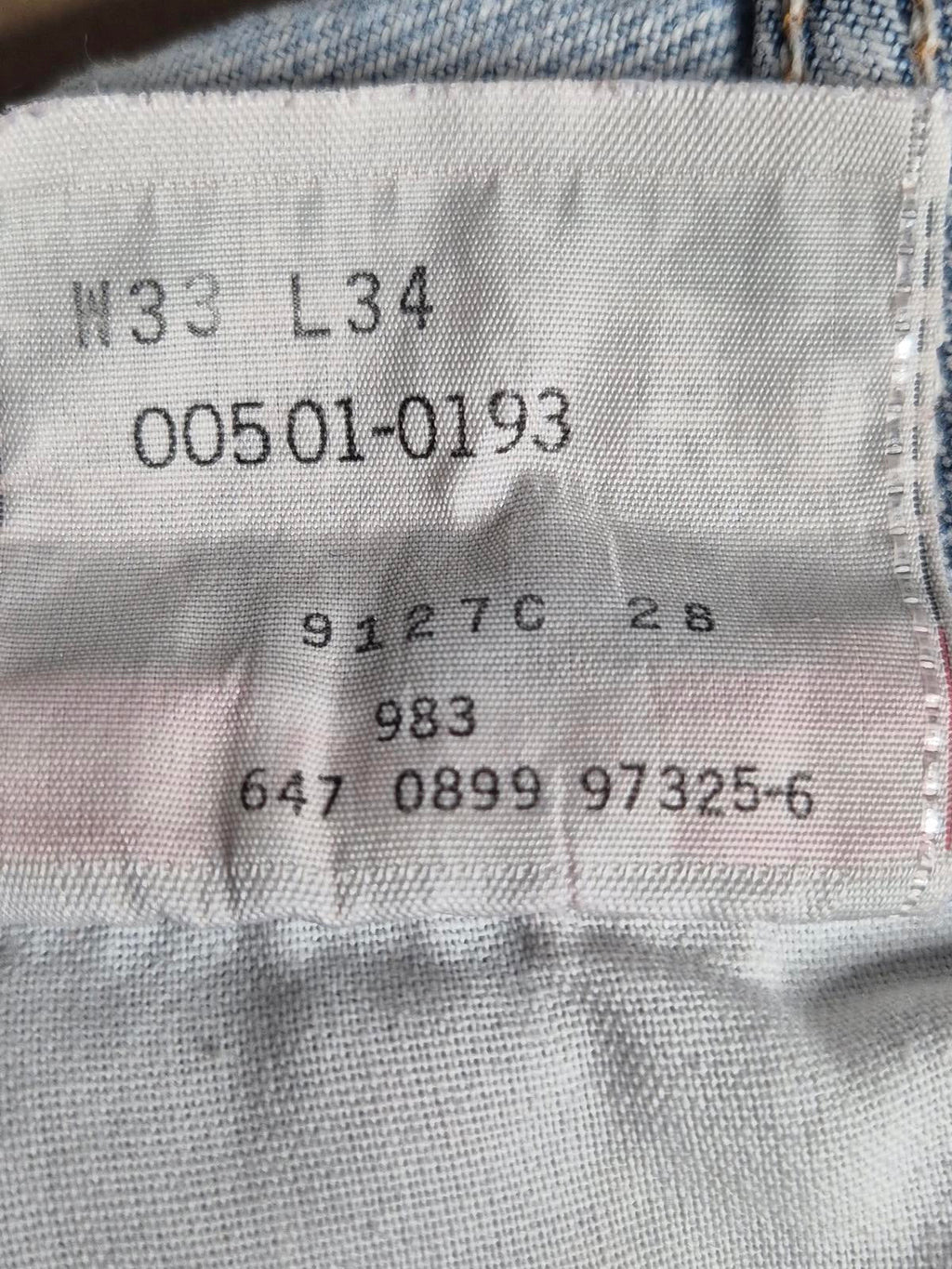 Early 90's Vintage 501"s, Made in Mexico W31