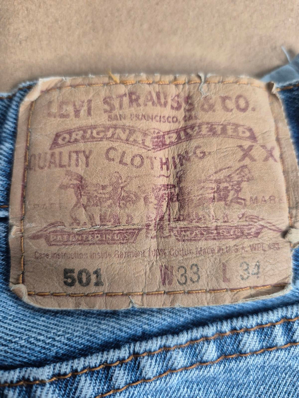 90's Vintage 501"s, Made in USA, W30