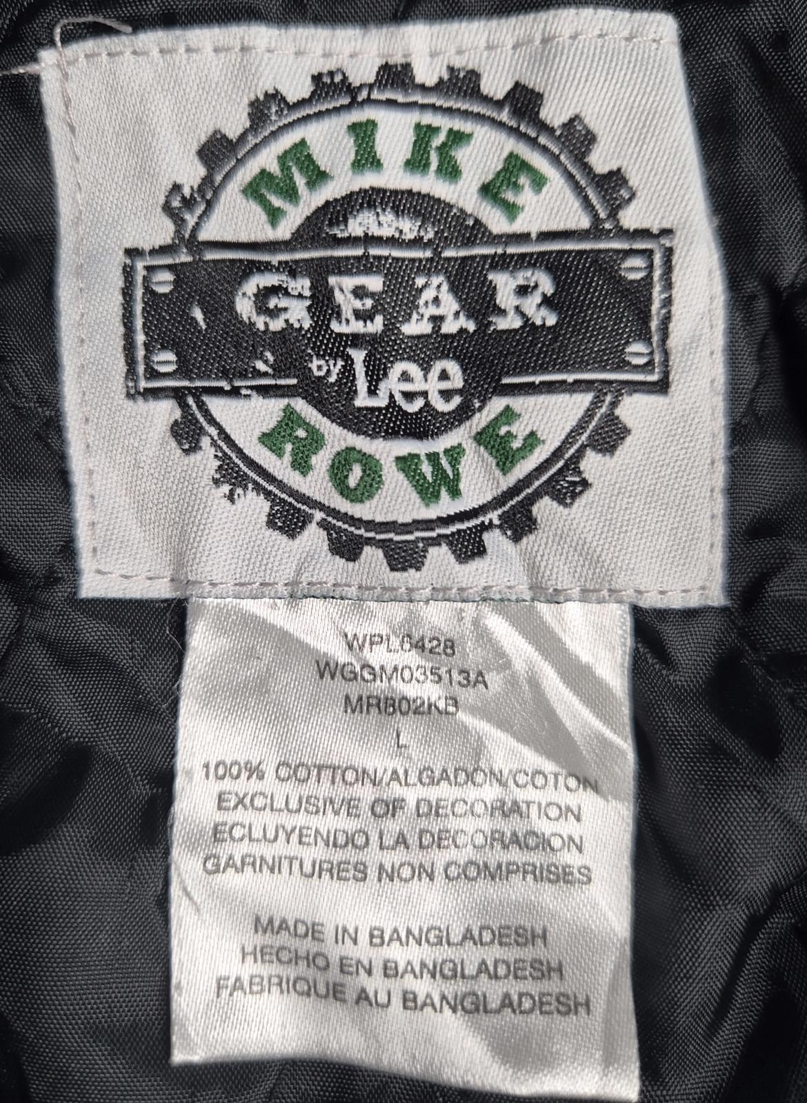Lee Check flannel hoody with zip XL