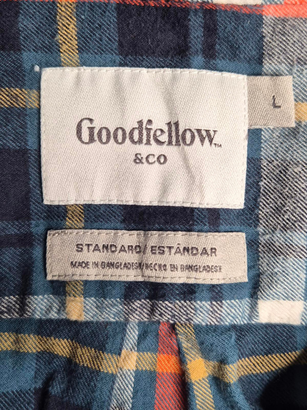 Classic Flannel check shirt L
