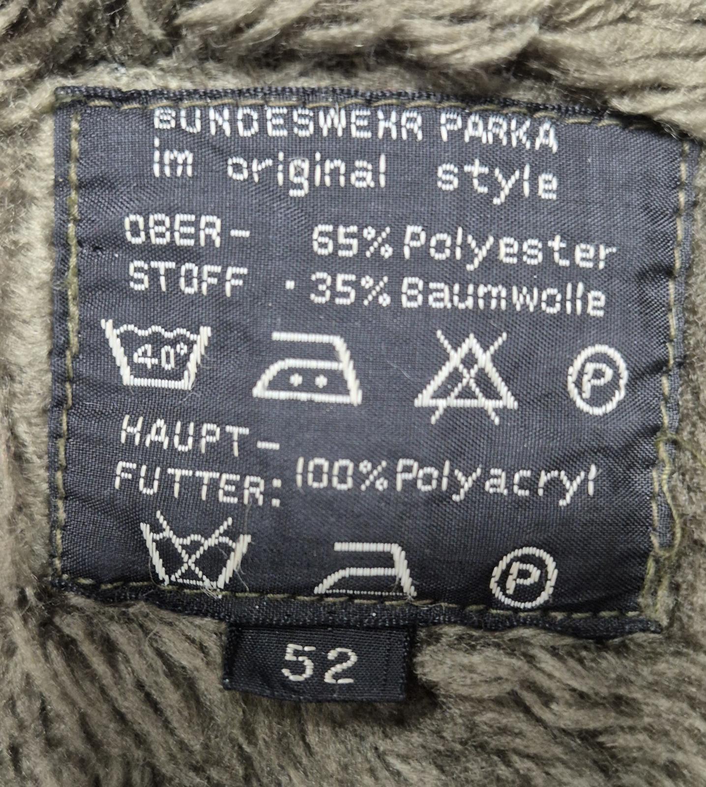 Vintage German Army Parka M