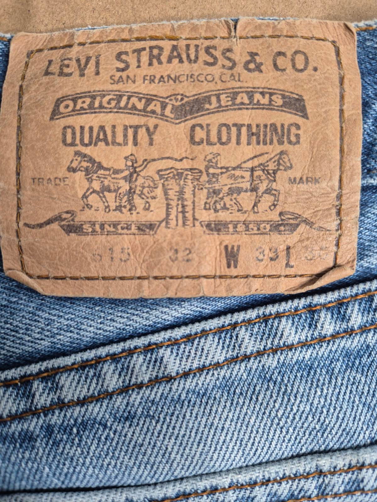 90s Levi 615s,orange tab, W32