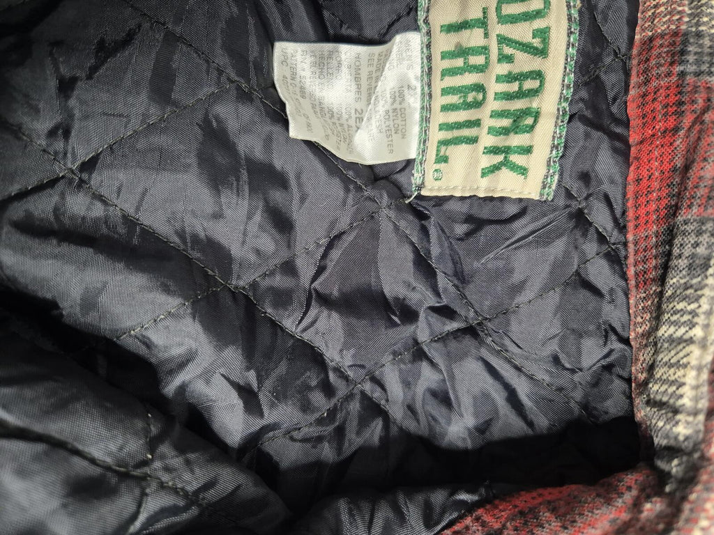 Vintage Padded Flannel check shirt 2XL
