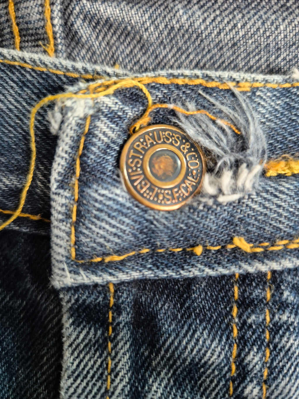 Vintage Levi 501's, from 1980's, Made in USA, W32 L31