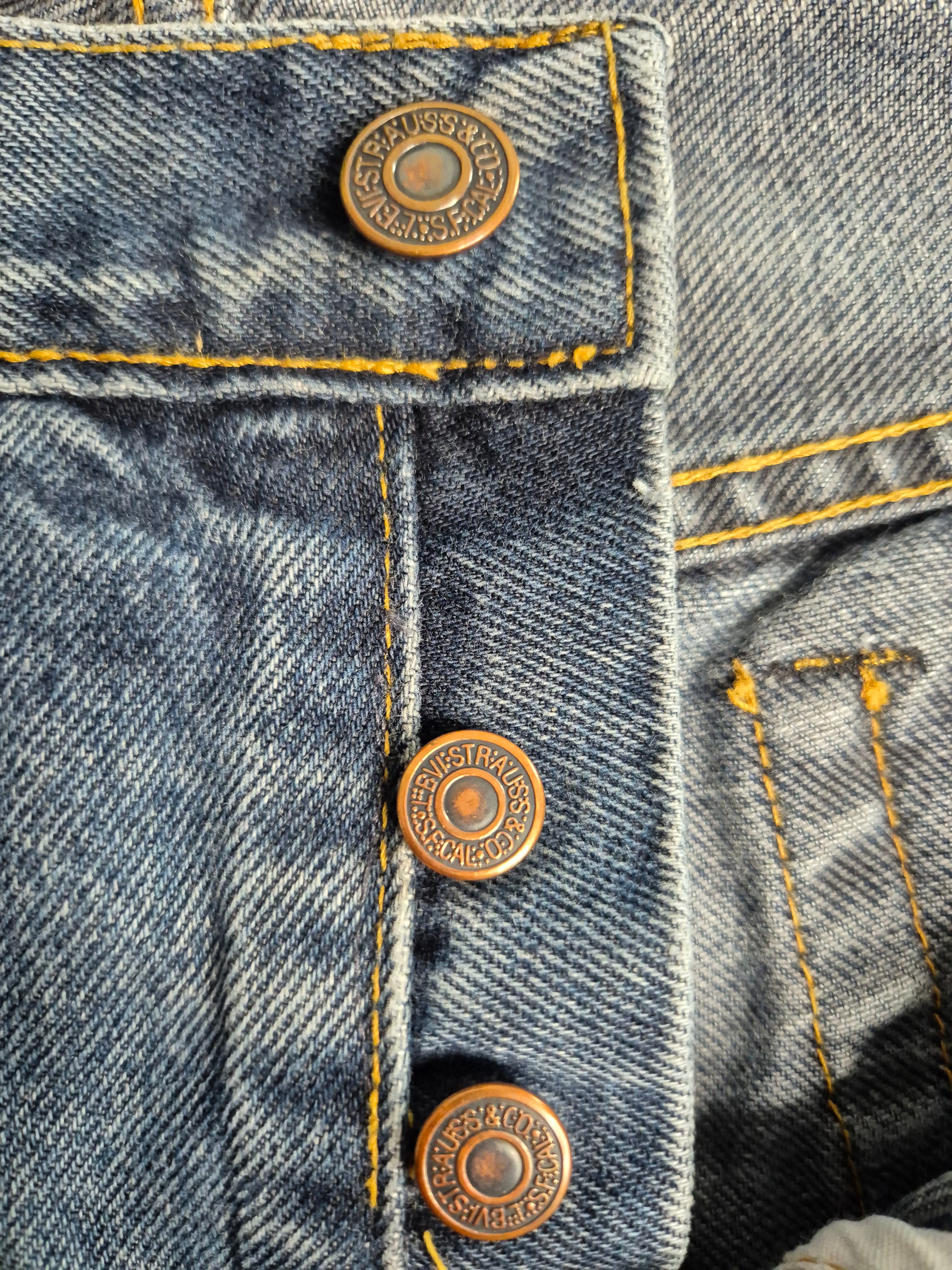Vintage Levi 501's, from 1980's, Made in USA, W32 L31