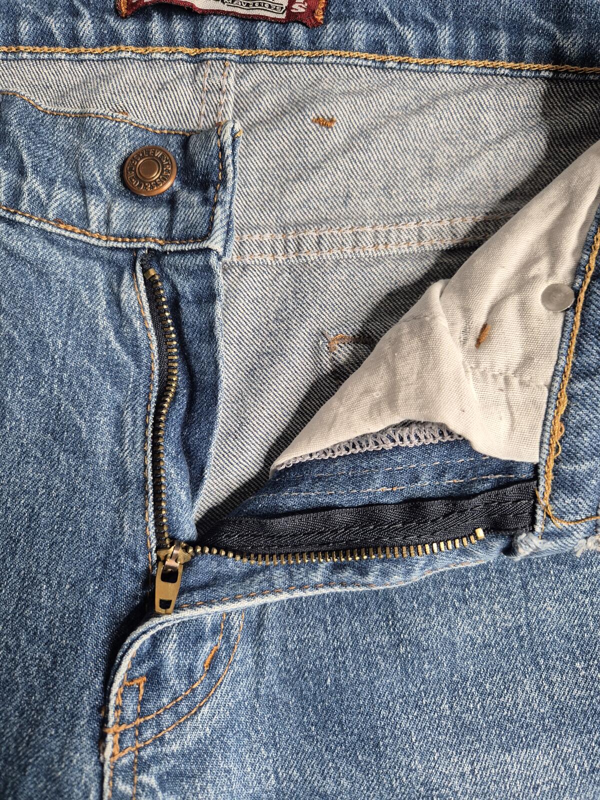 Blue jeans, zip fastener, W31 l29