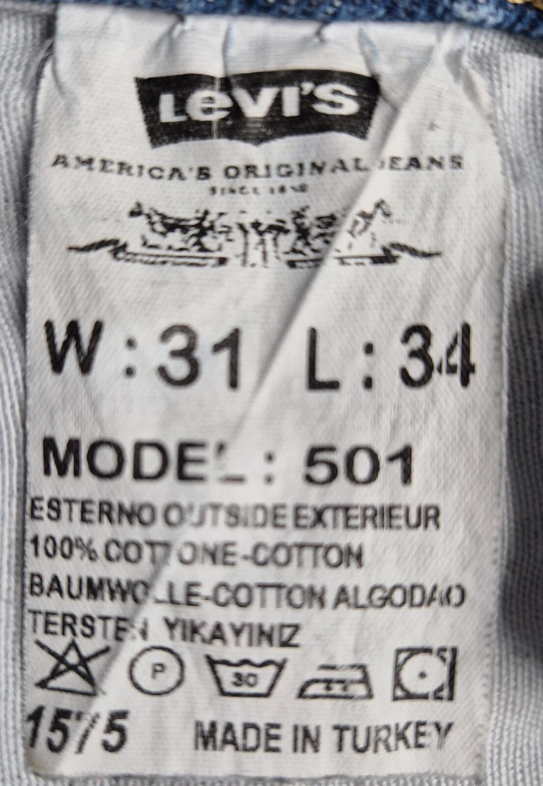 Blue jeans, zip fastener, W31 l29