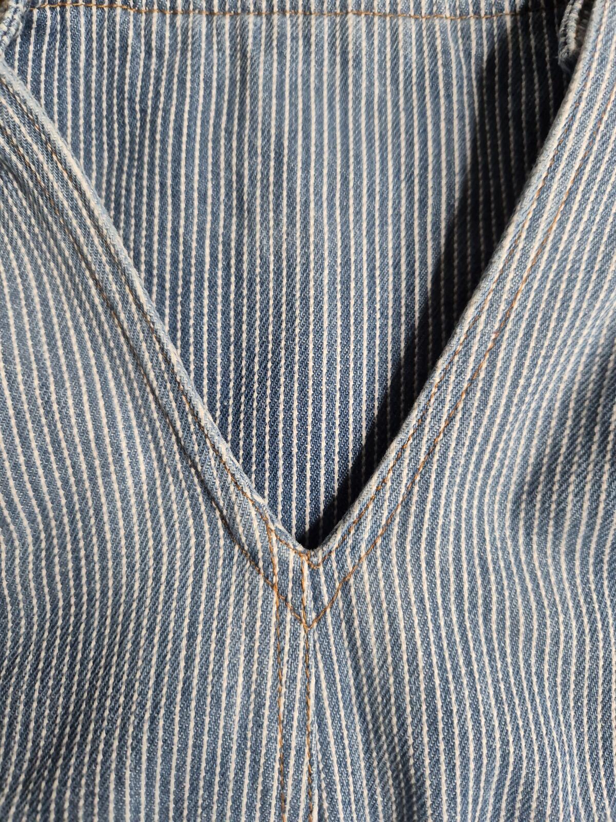 Dungarees, Blue stripe, S