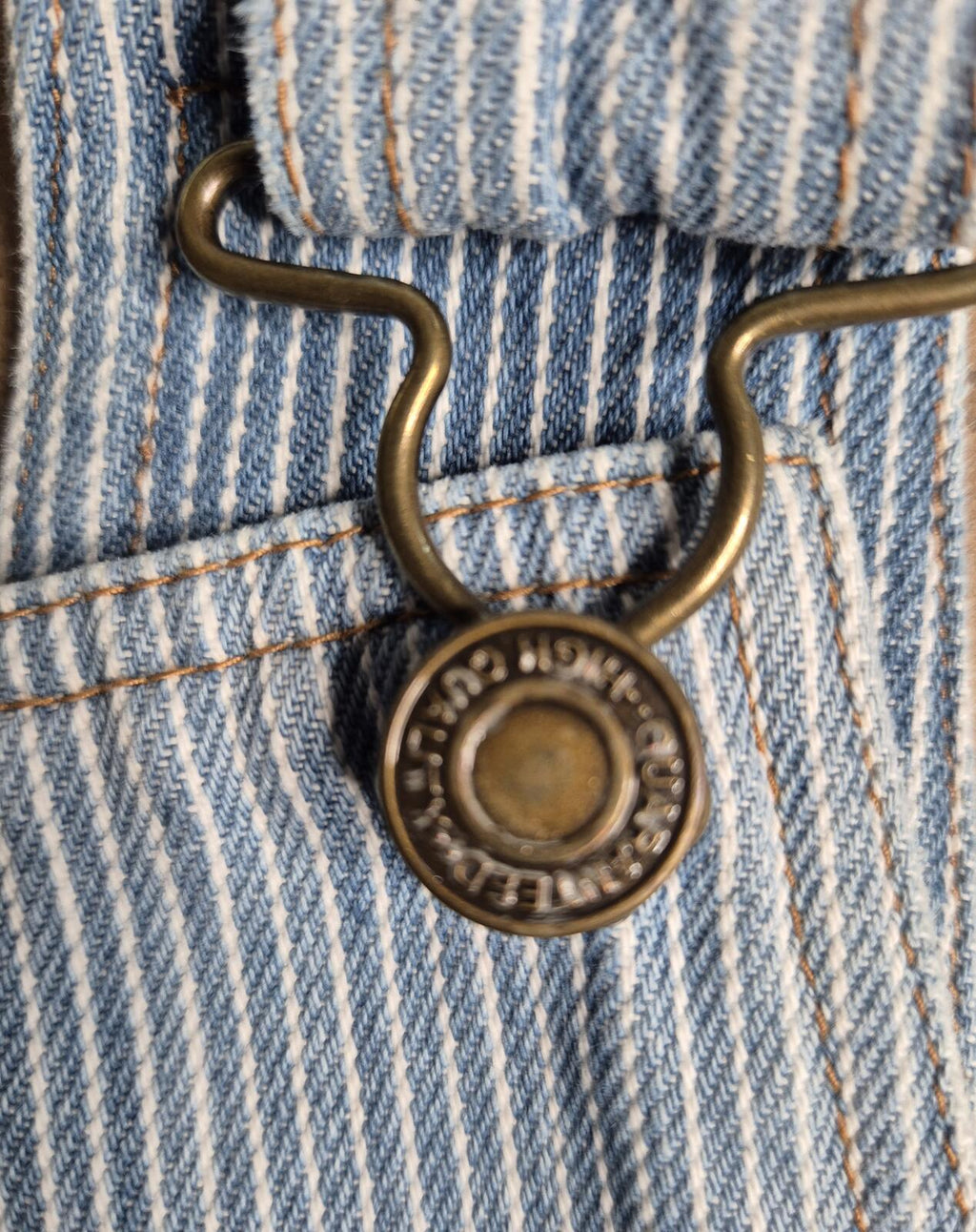 Dungarees, Blue stripe, S