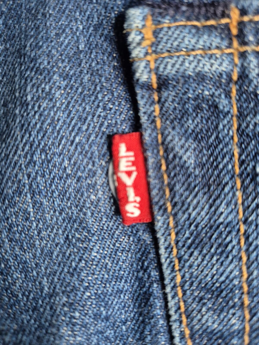 Levi 501s, leather patch,W33 L32