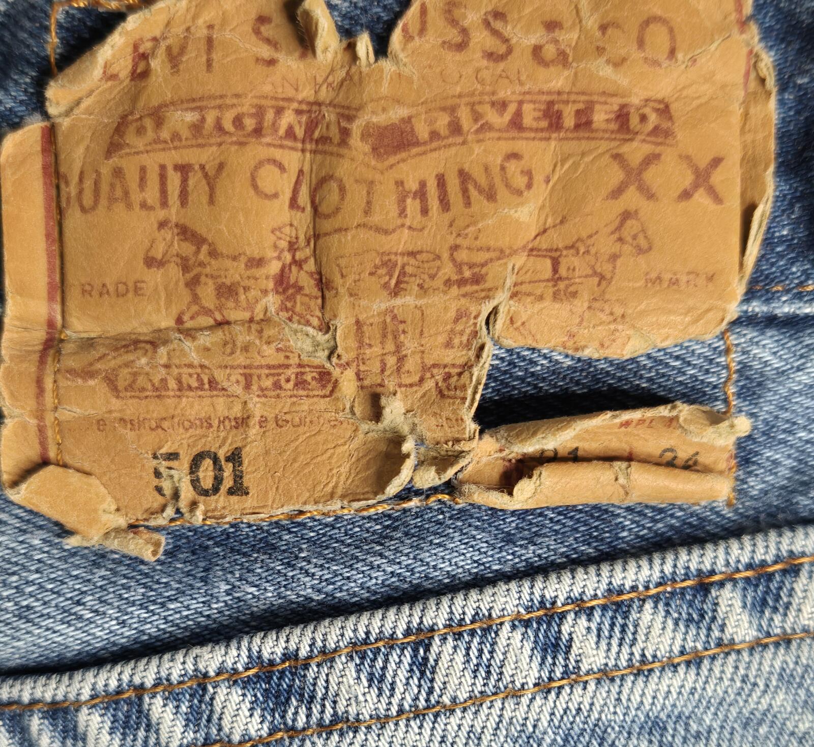 Vintage 90's Levi 501"s Made in USA W29
