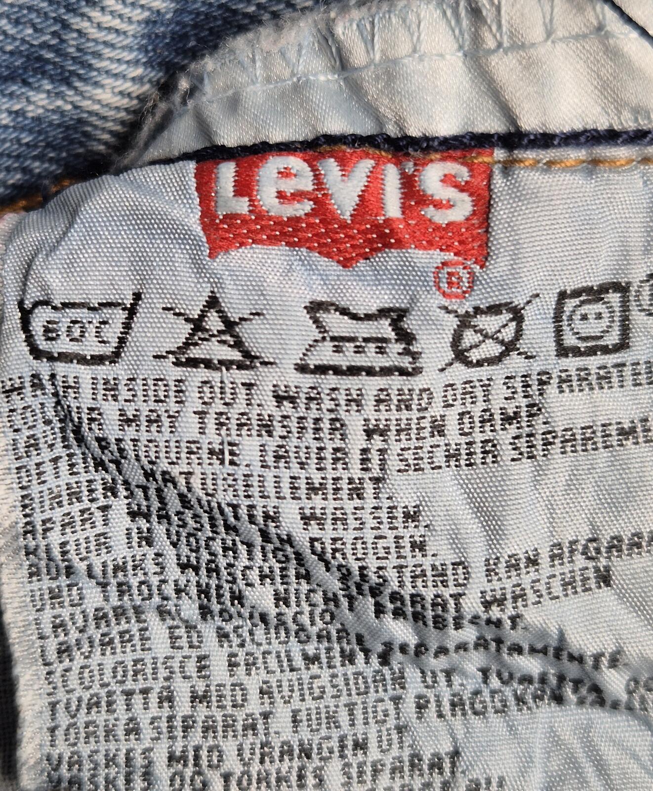 Vintage 90's Levi 501"s Made in USA W29