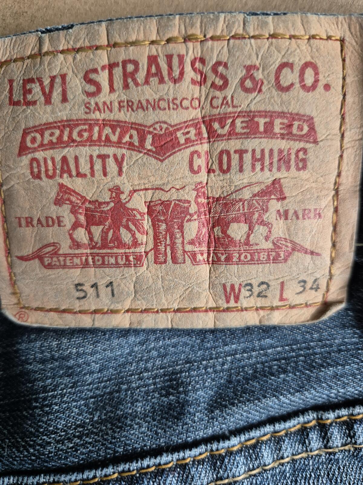 Vintage Levi 511, slim, W31 L29