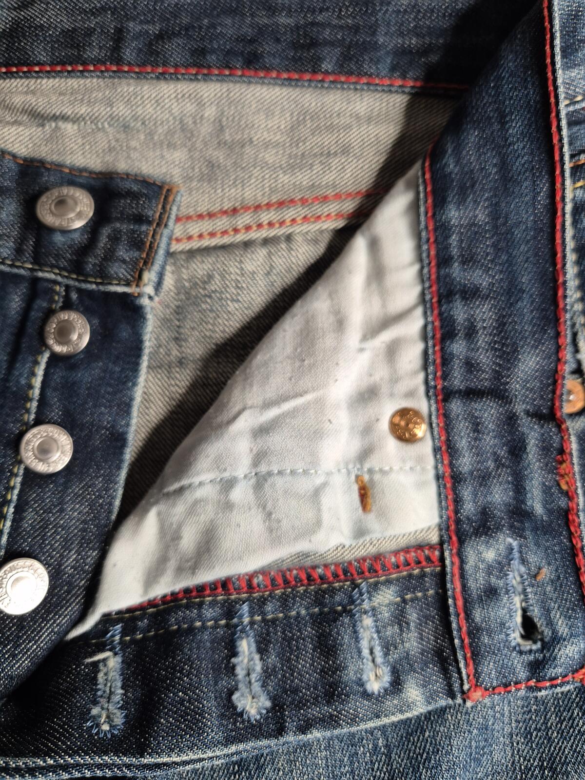 Levi 501s, Button Fly, W30 34