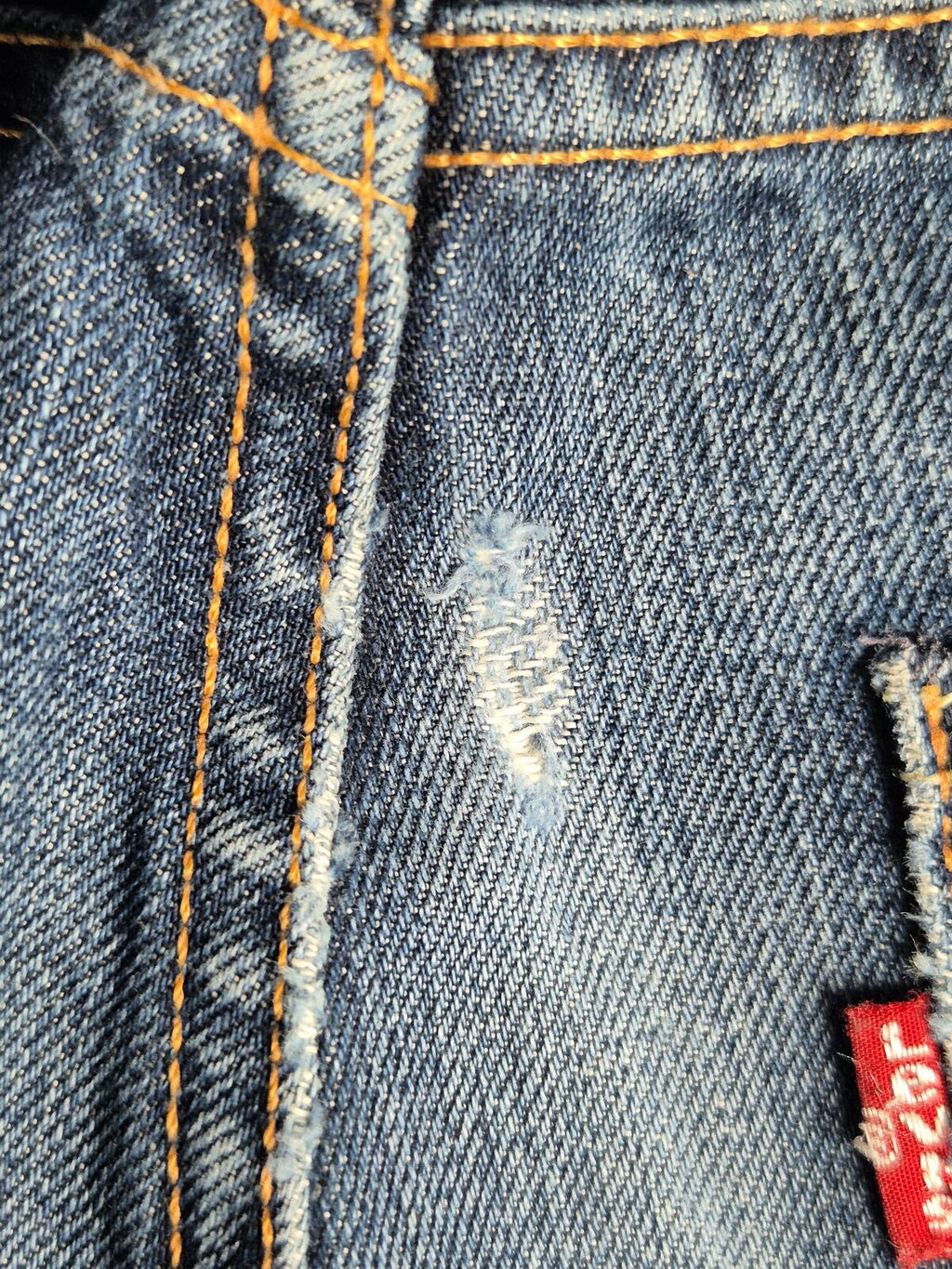 Vintage Levi 501s, Button Fly, W32 L35