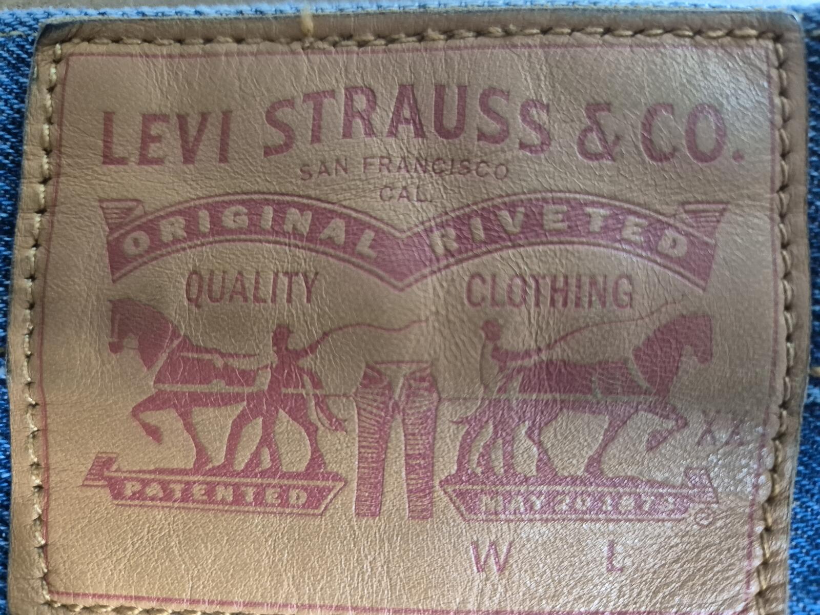 Vintage Levi 501s, Button Fly, made in mexico W34 L31