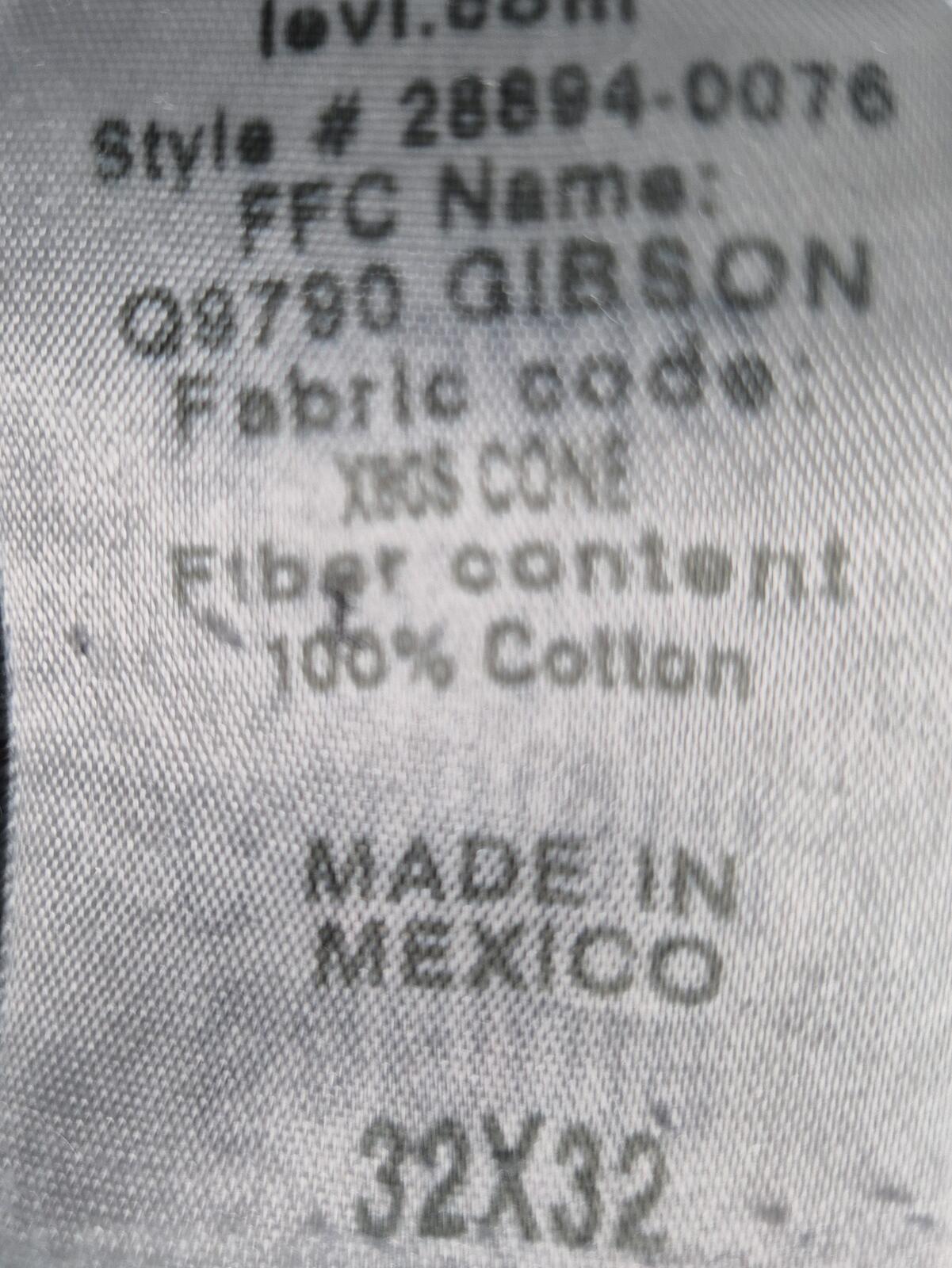 Vintage Levi 501s, Button Fly, made in mexico W34 L31