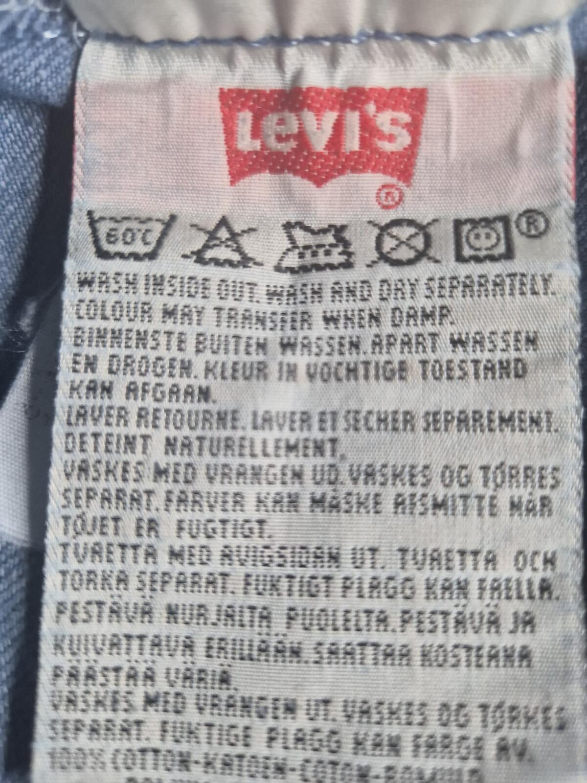Vintage Levi 501s, Button Fly, W31 L31 1/2