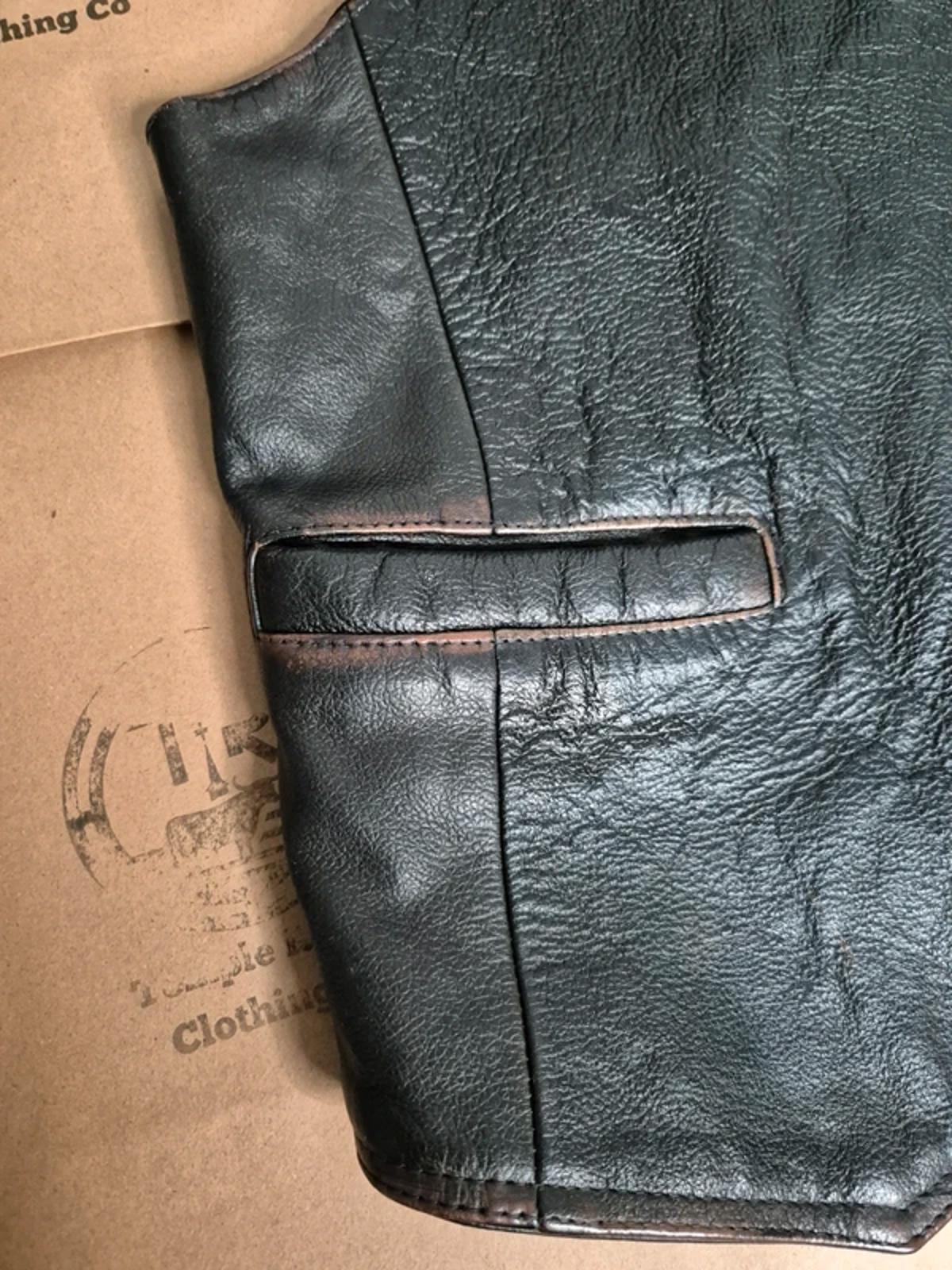 Vintage Lost Boys leather waistcoat size S