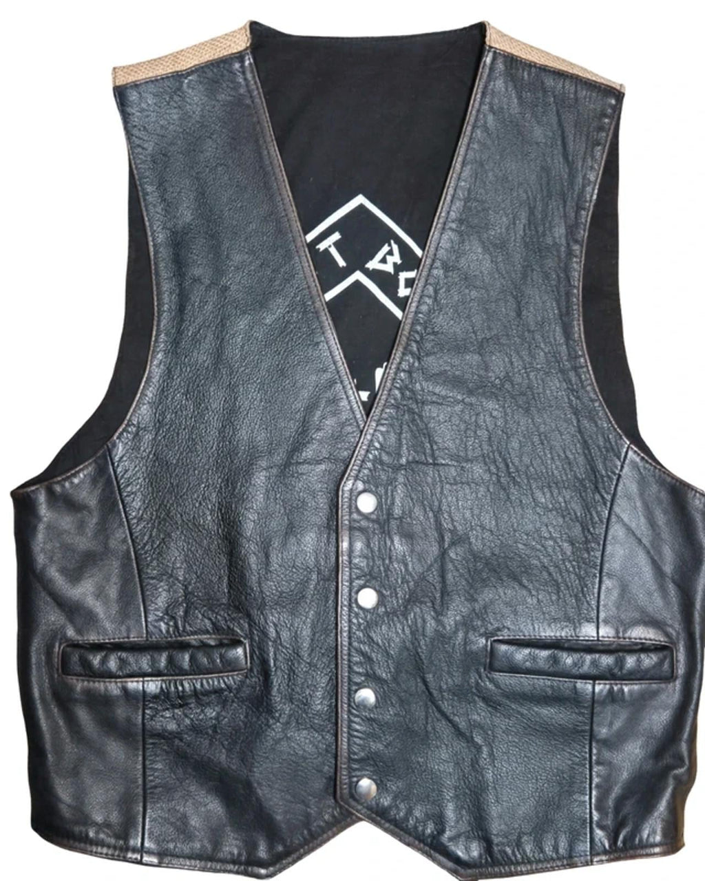 Vintage Lost Boys leather waistcoat size S