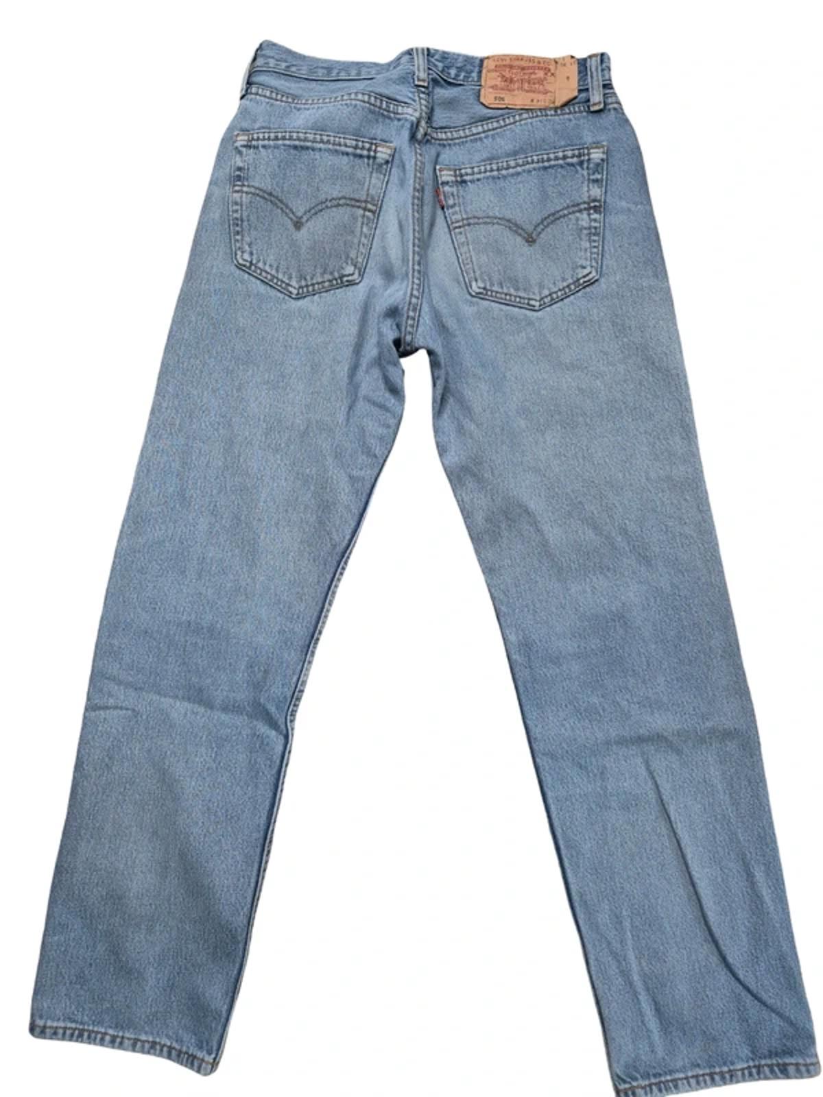 Levi 501"s, button fly, paper tag, W29