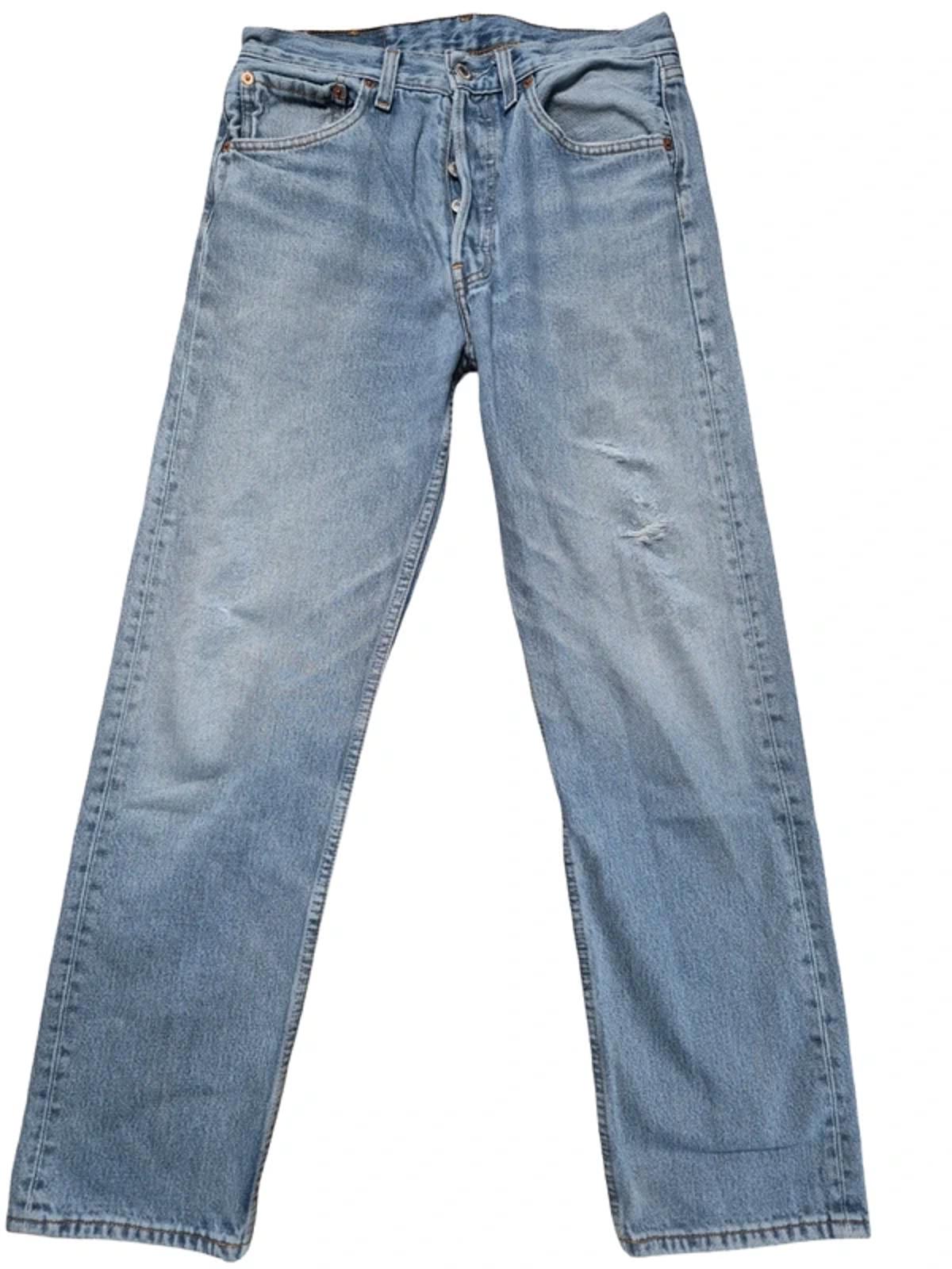 Levi 501"s, button fly, paper tag, W29