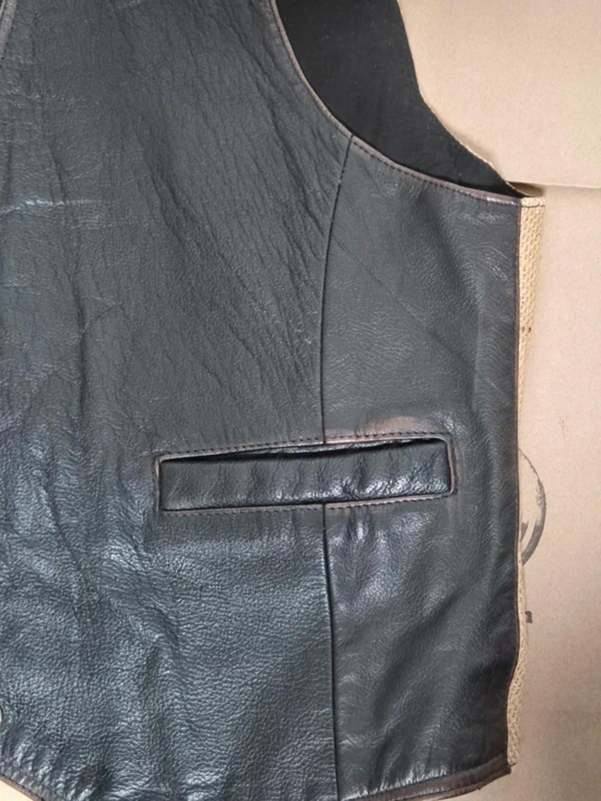 Vintage Lost Boys leather waistcoat size S