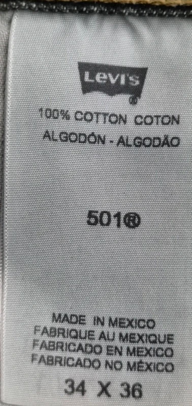 Vintage levi 501"s made in mexico W34 L35