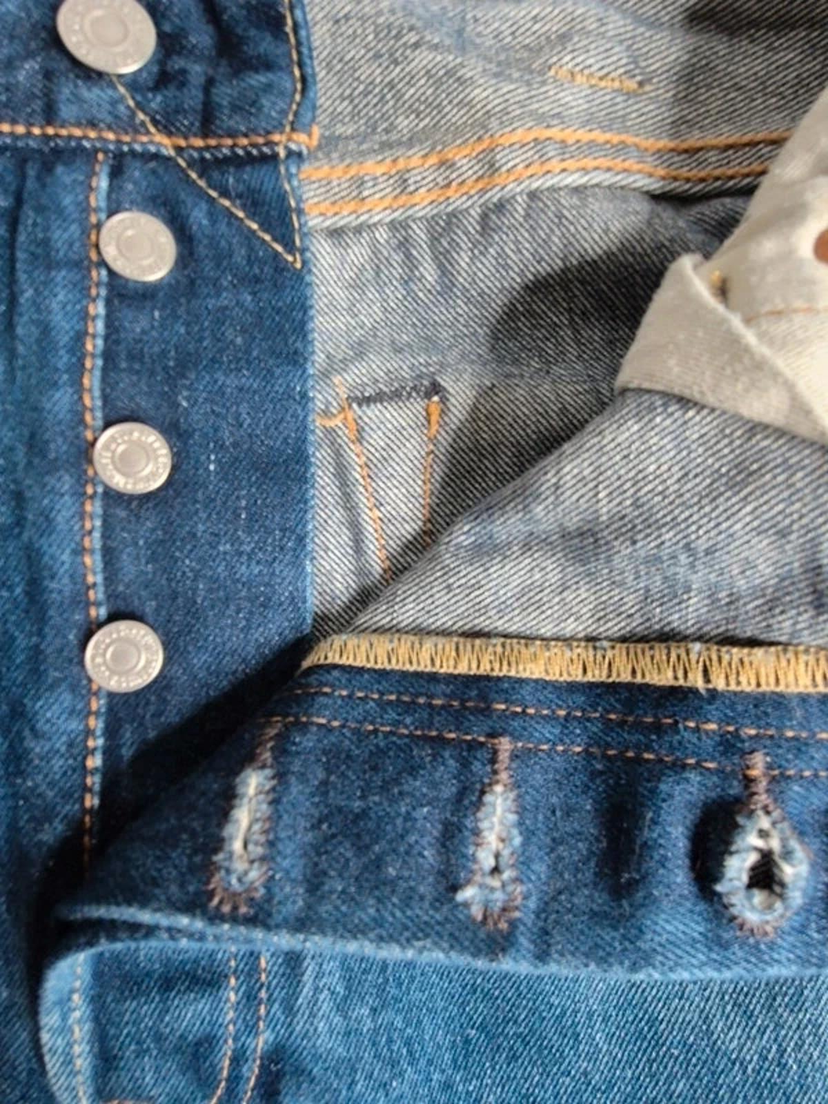 Levi 501"s, button fly, W38 L33