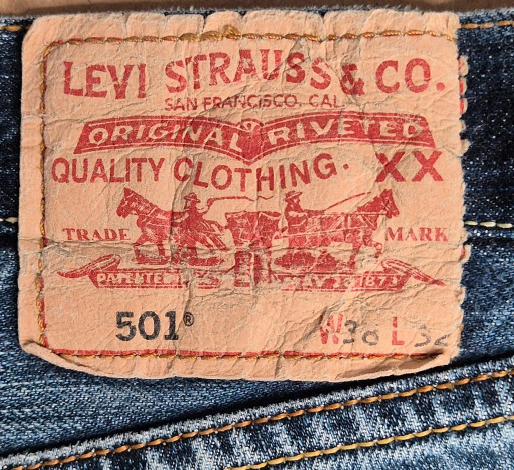 Vintage Levi 501"s, paper tag, W37