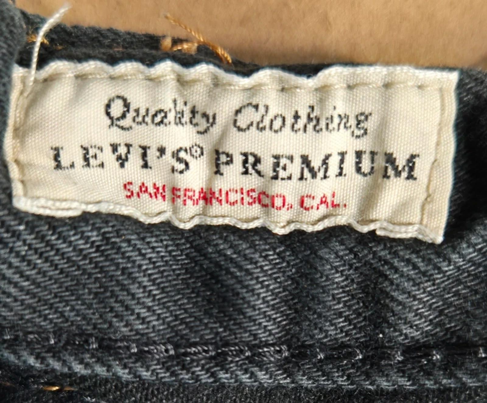 Levis 501"s, button fly, W38 L26 1/2"