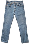 Levi 501"s, button  fly, leather tab W31
