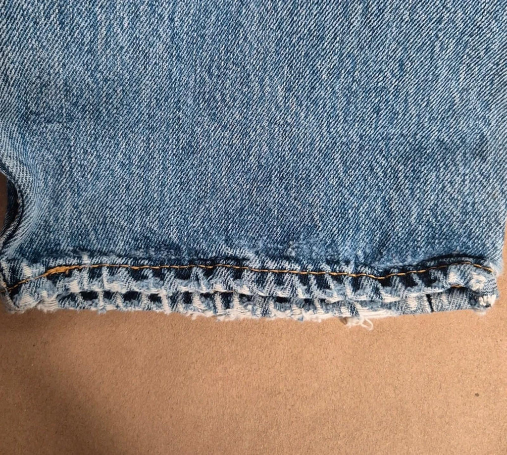 Levi 501"s, button  fly, leather tab W31