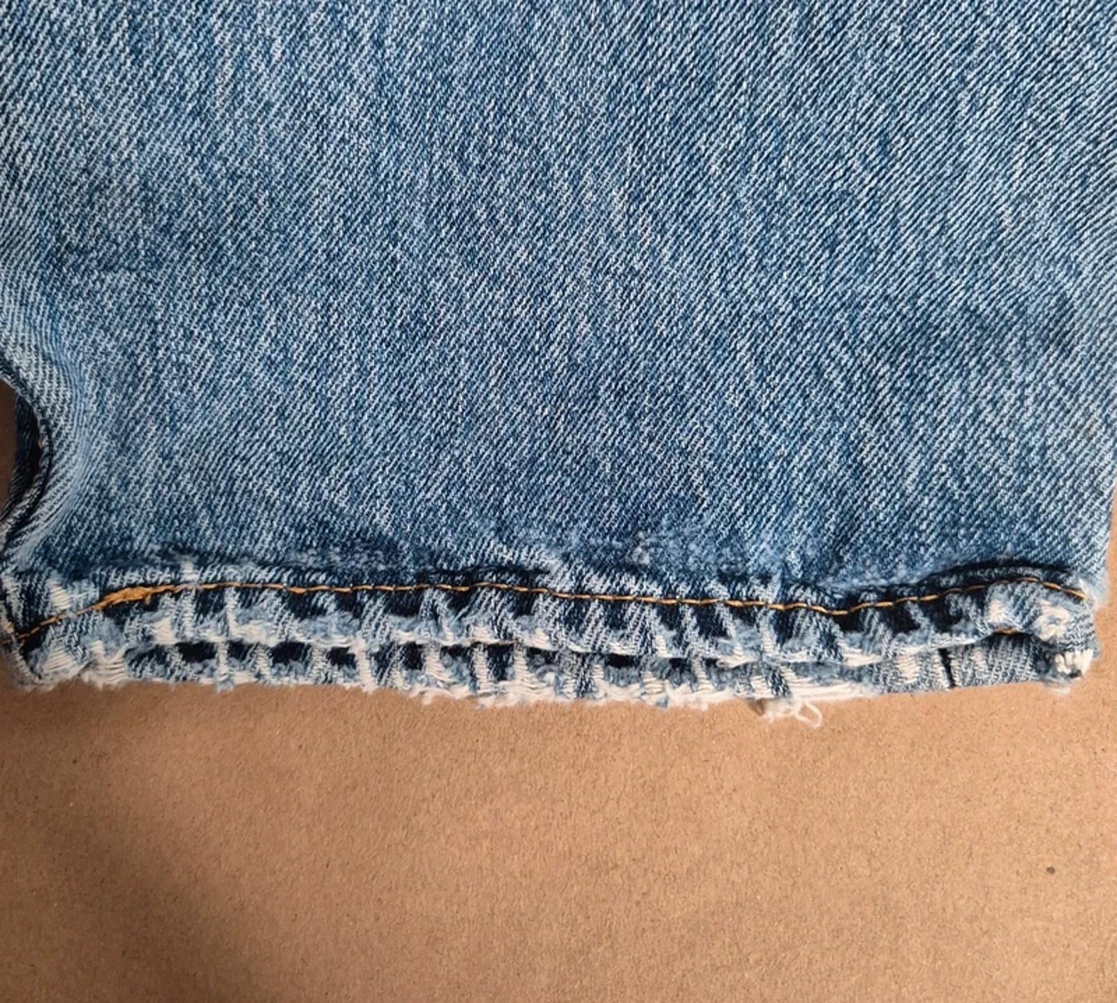 Levi 501"s, button  fly, leather tab W31