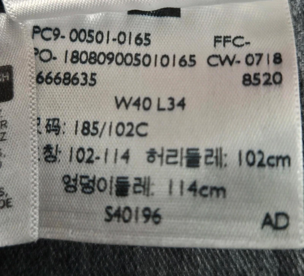 Levis 501"s, button fly, W38 L26 1/2"