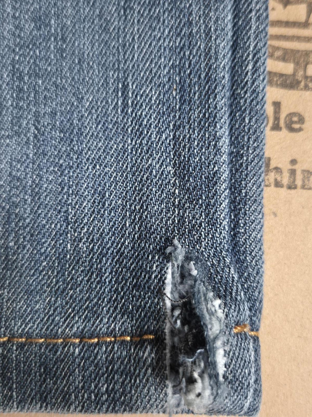 Levi 501s, paper tag, W31 L28