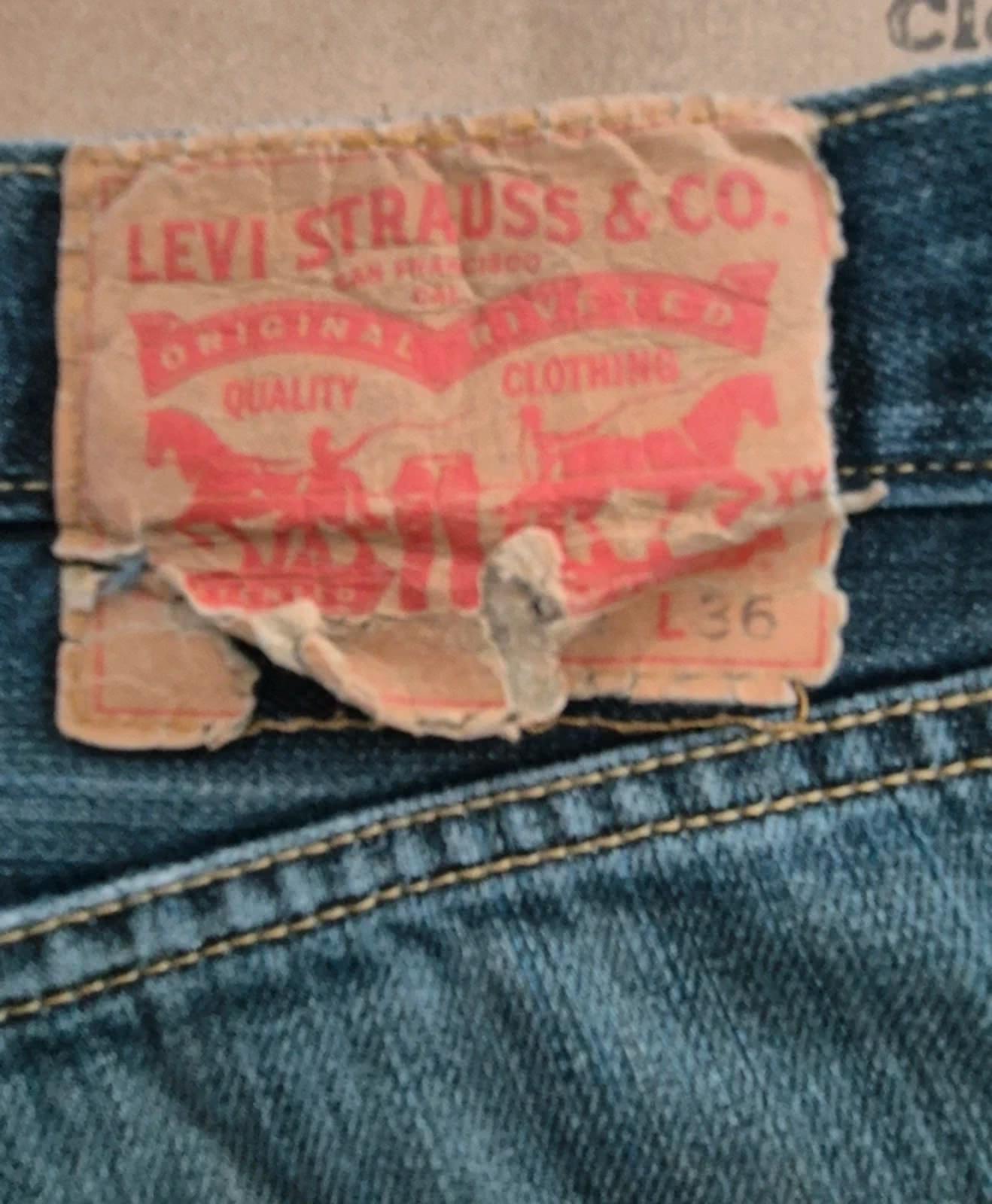 Vintage levi 501"s made in mexico W34 L35