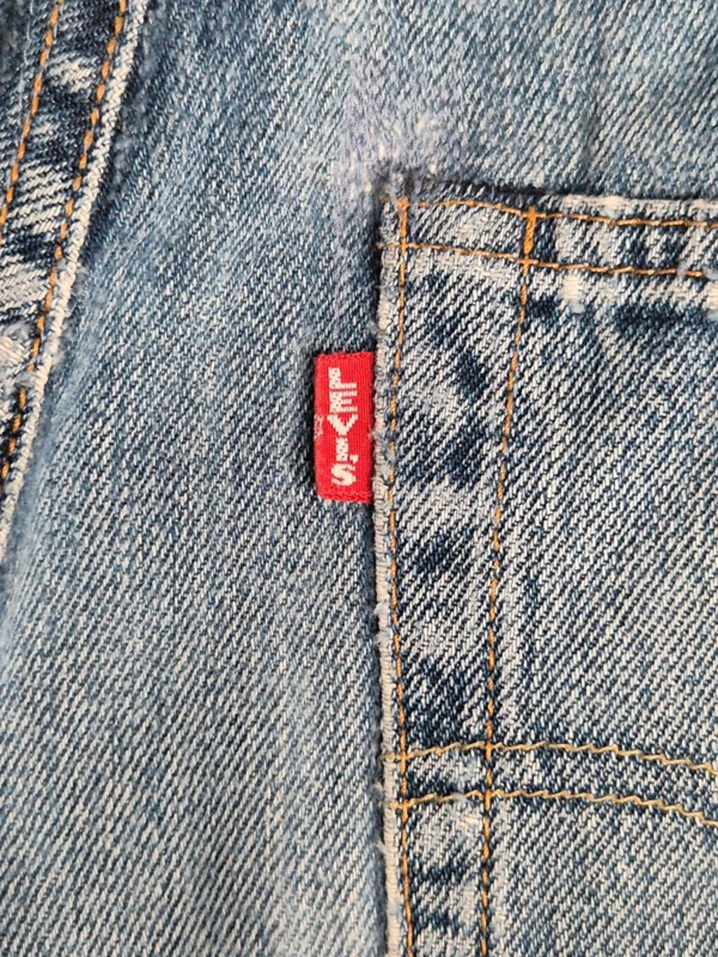 Levi 501"s, button  fly, leather tab W31