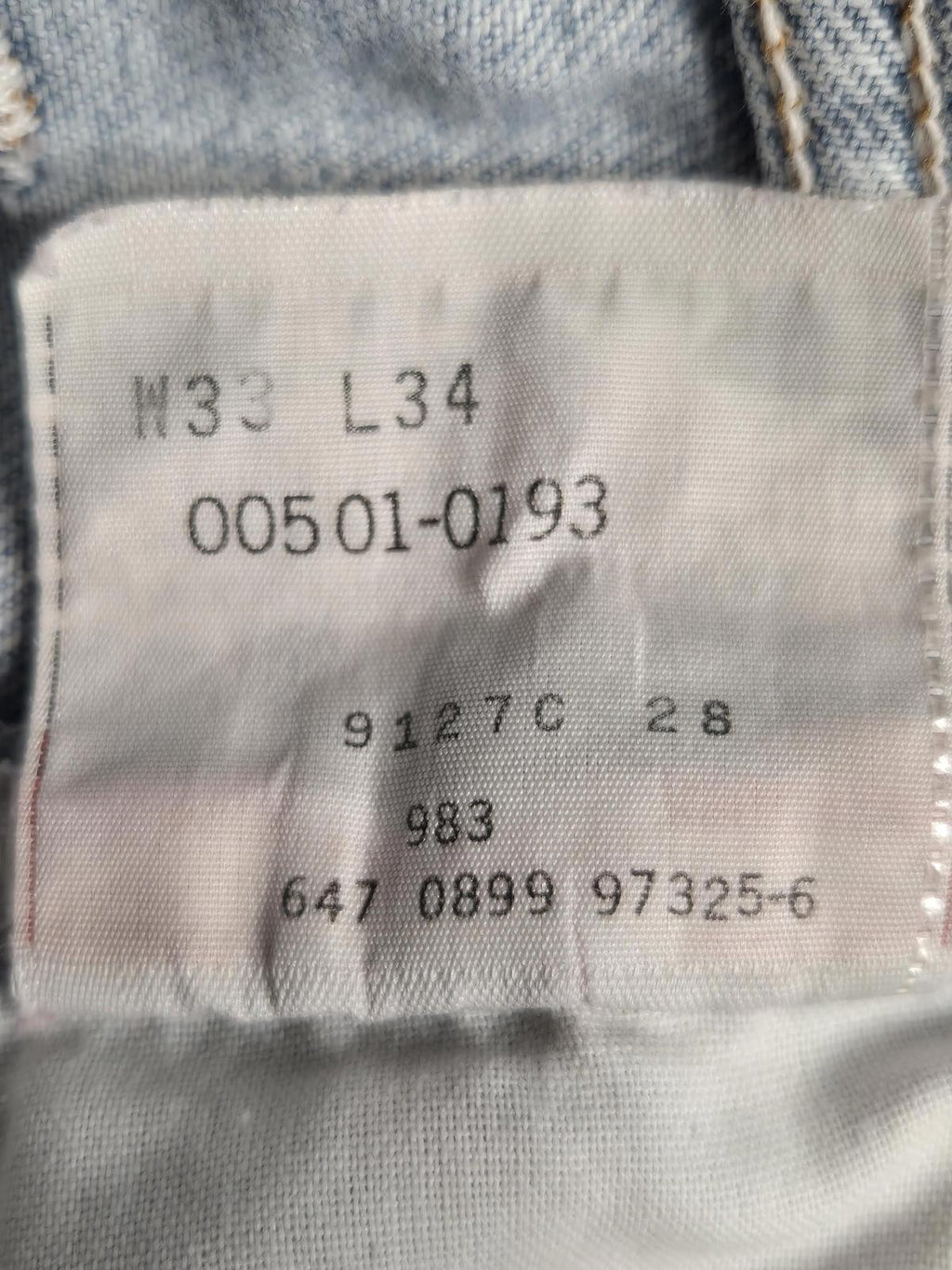Vintage 90s Levi 501s, Made in Mexico, W31