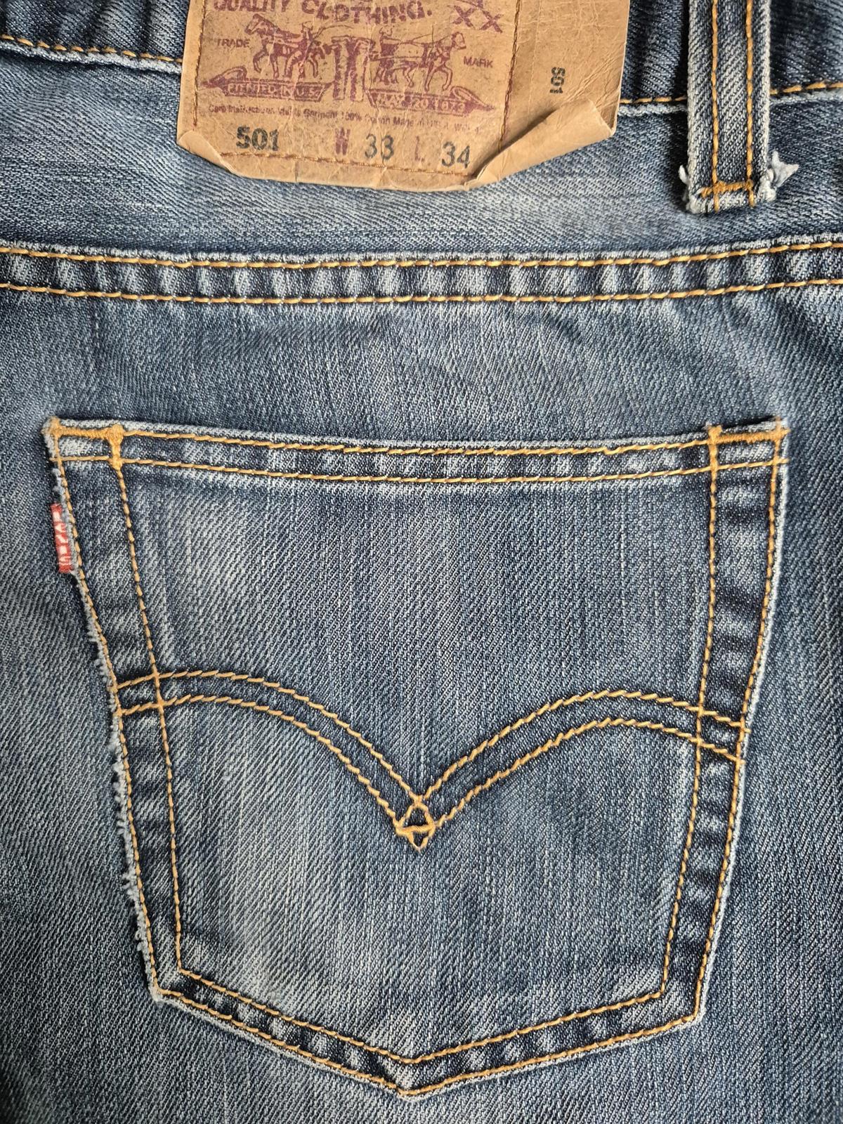 Levi 501s, paper tag, W31 L28
